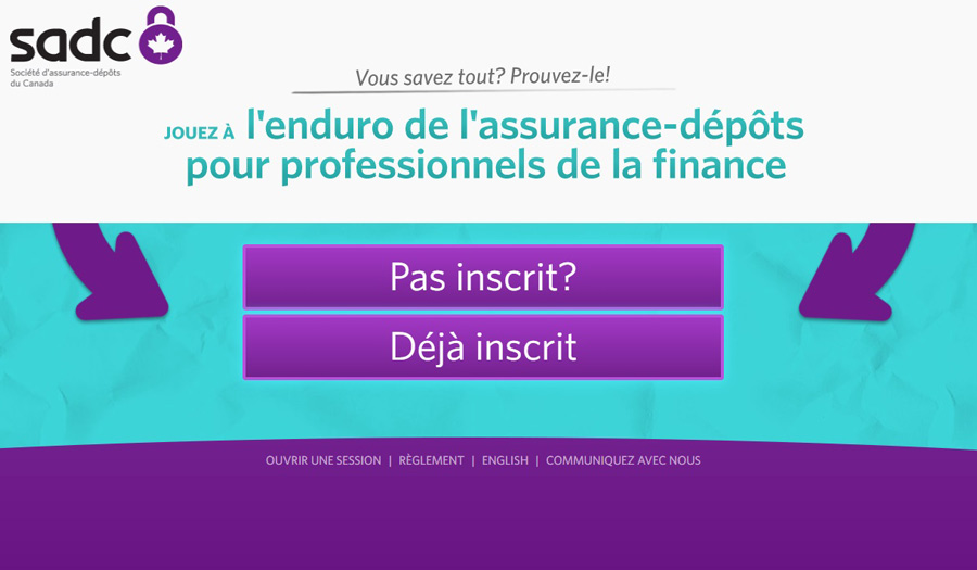 Jouez à l'enduro de l'assurance-dépôts, pour professionnels de la finance